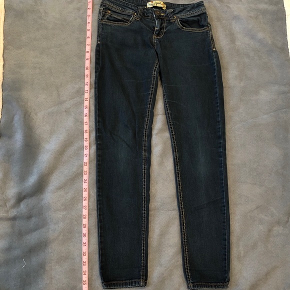 SOLD! Dark Straight Leg Denim Jeans - Picture 1 of 3